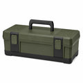 Caja de Herramientas de Plástico Verde/Negro 50x25x20 cm