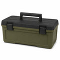 Caja de Herramientas de Plástico Verde/Negro 35x20x15 cm