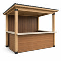 Mostrador de Exterior de Madera y Metal